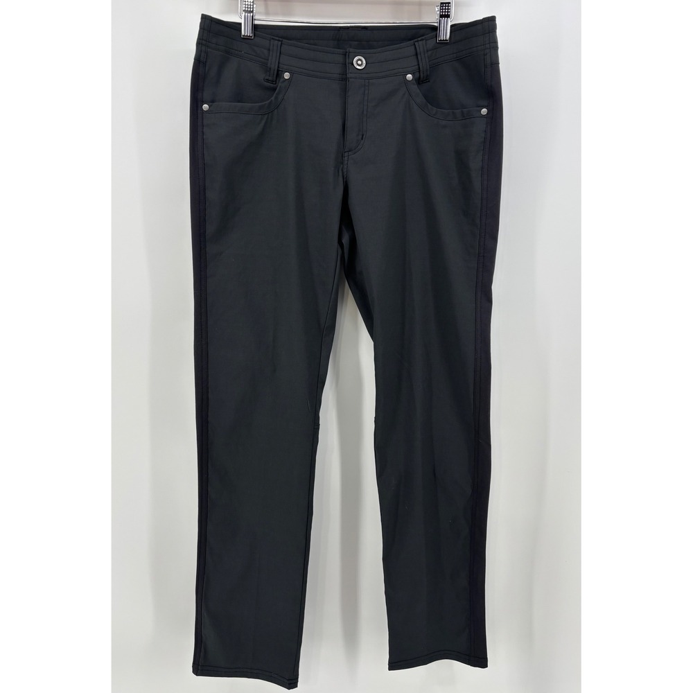 KUHL Voyagr Travel Pants Women's 10 Short Gray Hiking Camping Outdoor